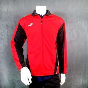 Men’s Puma Track Jacket – Red & Black